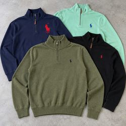 Polo Ralph Lauren tricot à fermeture éclair 1/4 RV..