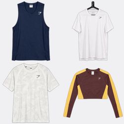 GYM SHARK T-SHIRTS & TANK TOP