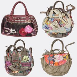 Y2k Lot of Desigual Large Handbags