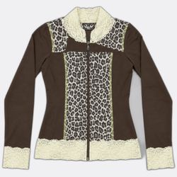 Top Con Motivo Animal Print Y2K