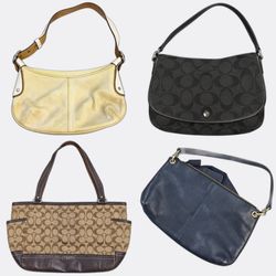 Coach Leather and Canvas Handbags