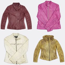 Nappa Women Leather Jackets Selection-AV-222