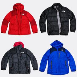 The North Face 700/800 Puffer Jackets with Code on..