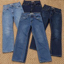 Lot de jeans en denim et pantalons décontractés RV..