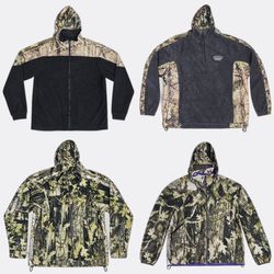 Mossy Oak Columbia Camo Fleece Jackets