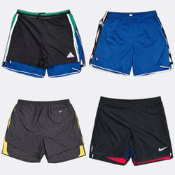 Nike Adidas Athletic Nylon Shorts