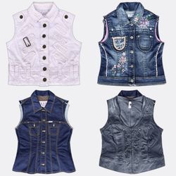Guess Denim Vests Lot