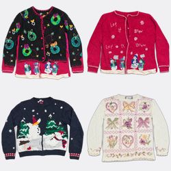 Code#037 Novelty Christmas Knitwear Cardigans and ..