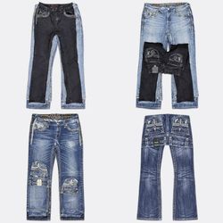 Rock Revival Embroidered Denim Jeans