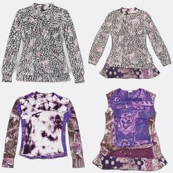 Y2k Women Printed Blouses RE-3914
