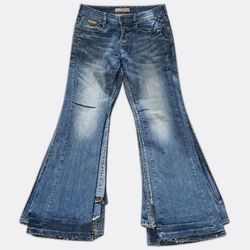 Y2K Low Rise Flare Jeans – Vintage Women's Denim W..