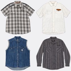 Harley-Davidson Mens Shirt (C-Grade) - BUNDLE 02