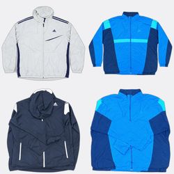 Nike Adidas Windbreaker Jackets Bundle