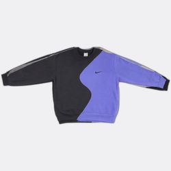 Upcycle Nike two layers Crewneck Sweatshirts