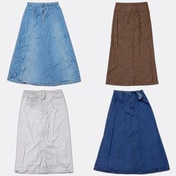 Jupes longues en denim
