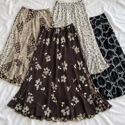 Y2K Animal Print Maxi Skirts RW-2733
