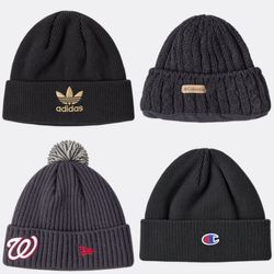 Nike, Columbia & Levi’s Beanies hats Assorted Styl..