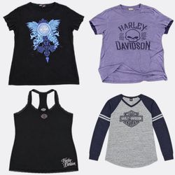 CR13581 Vintage Harley Baby Tees