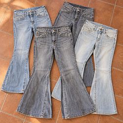 True Religion Calças Jeans Flare Denim