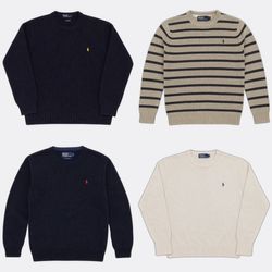 Polo Ralph Lauren heavy Round Neck Sweaters