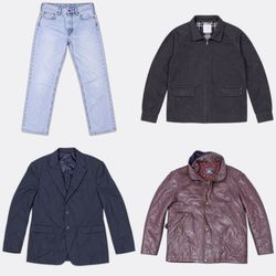 Burberry Leather and Quilted Jackets