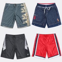 Mixed Brand Athletic and Swim Shorts