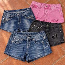 True Religion Miss Me Denim Shorts