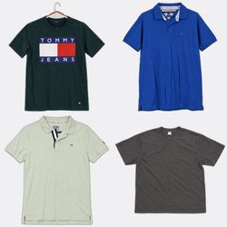 Tommy Hilfiger Polo & Crew Neck T-Shirts - BUNDLE ..
