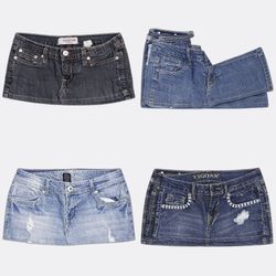 Jupes courtes en denim