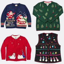 Wholesale Vintage Christmas Sweaters Bundle | 10pc..