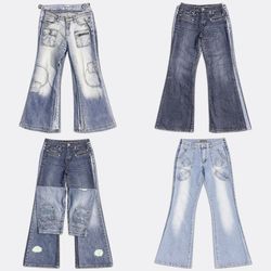 Y2K Flared Denim Jeans