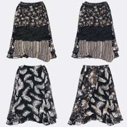 Y2k Women Printed Maxi Skirts Selection B2F-294