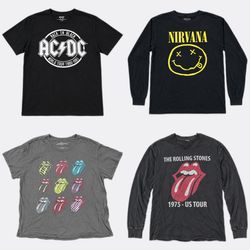 CR13043 Vintage Music T shirts