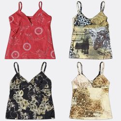 Women's Printed Spaghetti Strap Camisoles