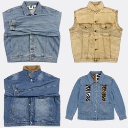 Vintage-Jeansjacke
