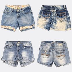 Y2K Unique Girl Denim-Shorts RW-2695