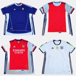 Adidas Nike Seleção de Camisas de Futebol