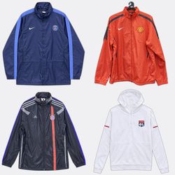 Nike adidas Football Club Track Jackets