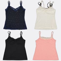 Lace Trim Camisoles Selection