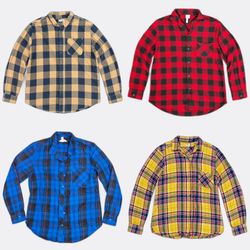 Mix Flannel Shirts (BN047)