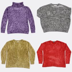 Chenille Knit Sweaters id767