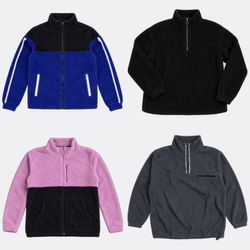Vestes en polaire à demi‑zip (pullovers)