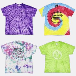 Tie-Dye Graphic and Printed T-Shirts