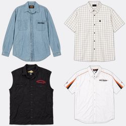 Harley-Davidson Mens Shirts (C-Grade) - BUNDLE 01