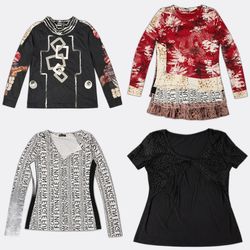 Y2K Women's Printed Blouses