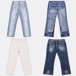 Y2K Embroided Flared & Bootcut Jeans