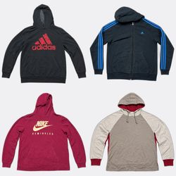 フーディー＆スウェットシャツ（Nike、Adidas、Champion）– グレードA/B – 10..