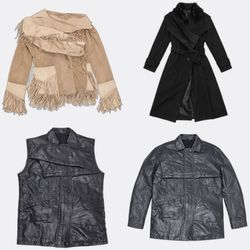 Classic Black and Brown Leather Jackets