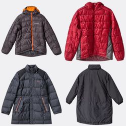 1068 Montbell Zip Up Puffer Jackets