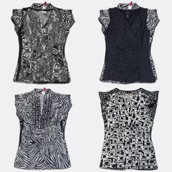 Women Printed Blouses Tops